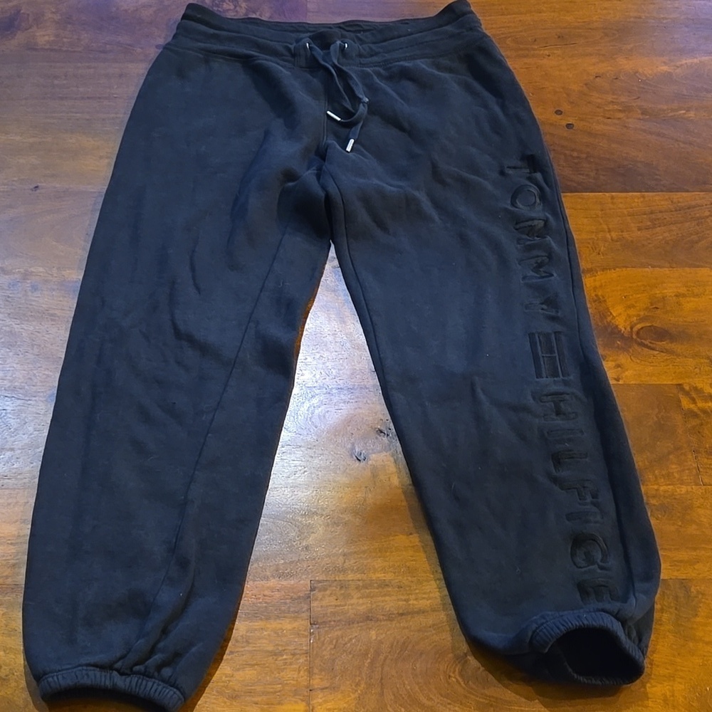Tommy Hilfiger Sport Black Jogger Sweatpants Size Medium